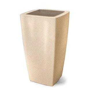 vaso plastico trapezio areia 65