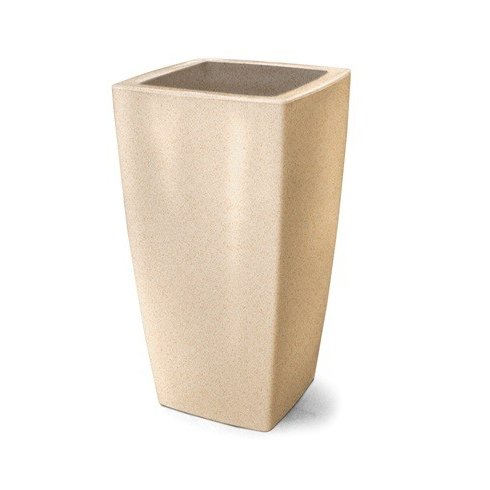 vaso plastico trapezio areia 65