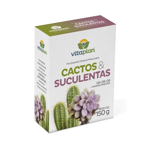 fertilizante cactos suculentas vitaplan 150g