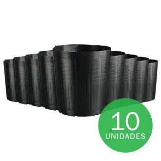 vaso embalagem mudas nutriplan 14 3 litros preto 10 unidades
