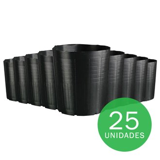 vaso embalagem mudas nutriplan 14 3 litros preto 25 unidades