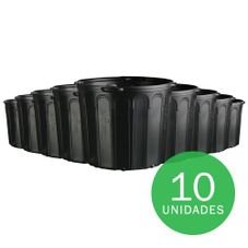 vaso embalagem mudas nutriplan 25 litros preto com alca 10 unidades