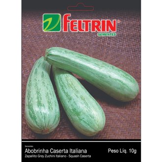 semente abobrinha caserta italiana 10g feltrin