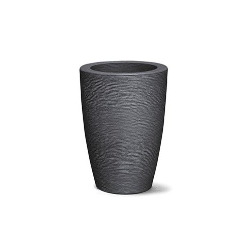 vaso grafiato conico preto