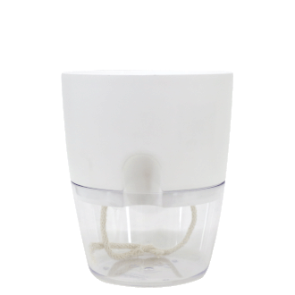vaso acqua autoirrigavel 15 18 branco