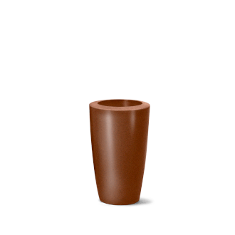 Vaso de Polietileno Classic Cone 100 Nutriplan cor Areia