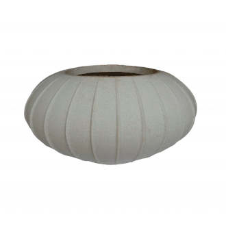 vaso oval branco marmore hanazaki vasap
