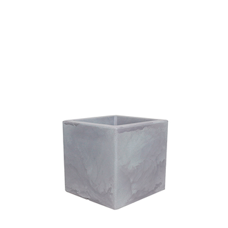 vaso cubo 40x40 antique cimento vasart