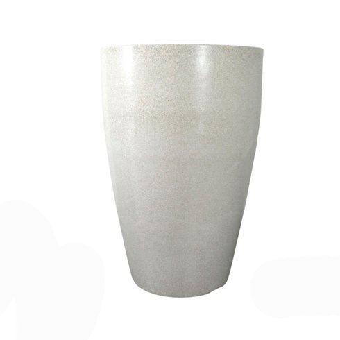 vaso 55 cone liso branco marmore