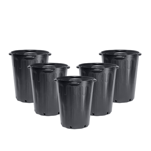 kit vaso flexivel para embalagem de mudas com alcas nutriplan 21 litros 5un
